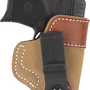 DESANTIS SOFT TUCK HOLSTER IWB - RH LEATHER SHIELD 9/40/45 NAT