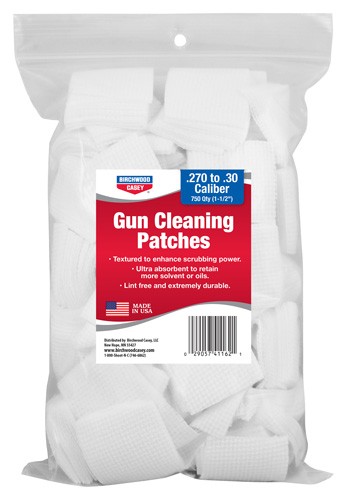 B/C PATCH 1-1/2" SQUARE - .26-.30 CALIBERS 750-PACK - Image 2