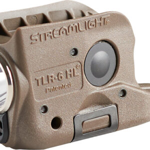 STREAMLIGHT TLR-6 HL FDE LIGHT - LED/RED LASER FOR GLOCK 42/43