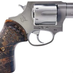 TAURUS 856 .38SPL 2IN BARREL 6RD STAINLESS STEEL WOOD GRIP USF2 2-85629-US2