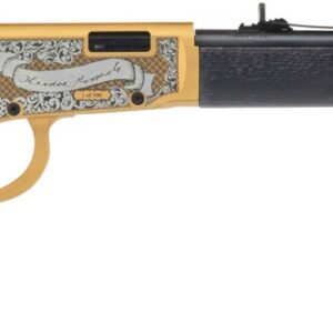 ROSSI RIO BRAVO 22LR 18IN BARREL 15RD LEVER ACTION HARDWOOD STOCK GOLD CERAKOTE ENGRAVED THEODORE ROOSEVELT RL22181WD-GLD2TR