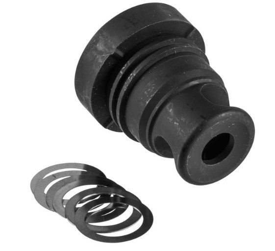 YHM MINI QD MUZZLE BRAKE ASSM 1/2-28 YHM-3102-1MB-28A