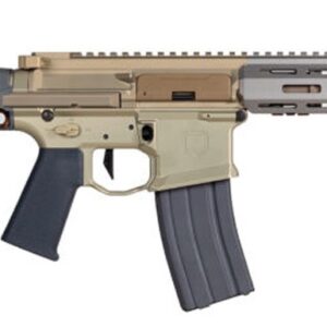 Q HONEY BADGER 300 BLACK 7IN BARREL 1IN 15 TWIST PISTOL WITH BRACE GRAY ACCENTS HB-300BLK-7IN-PISTOL