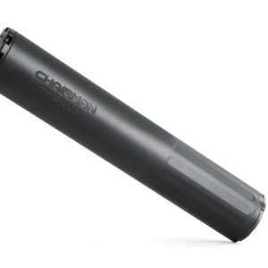 BOSS CHAIRMAN - 5/8X24 STANDARD END CAP 7.62 FULL LENGTH SILENCER HIGH PRESSURE LOADS STAINLESS NITRIDED CORESTANDARD END CAP NON-GAS BLOWBACK ACTION (BOLT GUN PISTON ETC) CH-15080-762-SS-58-SE-BLK
