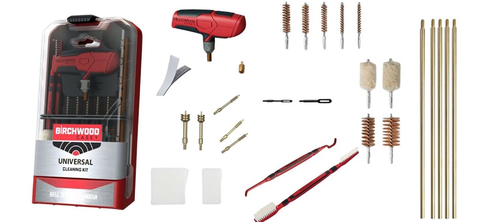 BIRCHWOOD CASEY 22 PIECE UNIVERSAL GUN CLEANING KIT BC-UNVCLN-KIT