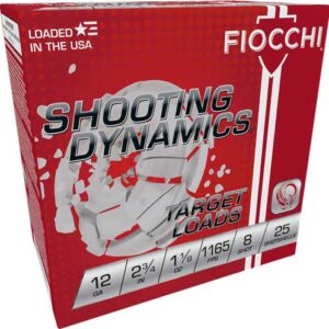 FIOCCHI 12GA 2.75" 1-1/8OZ #8 - 1165FPS 250RD CASE LOT