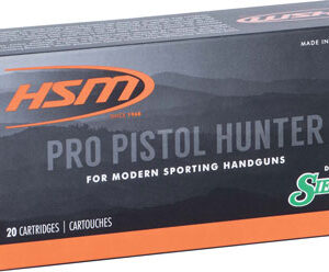HSM PRO PISTOL 500 SW MAG - 400GR JSP 20RD 20BX/CS