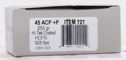 UNDERWOOD 45 ACP+P 255GR - CAST FLAT NOSE 20RD 10BX/CS - Image 2
