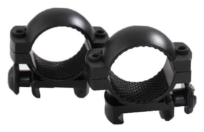 TRADITIONS RINGS 1" WEAVER - MEDIUM MATTE BLACK