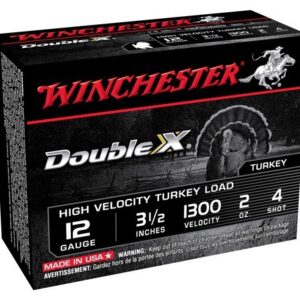 WINCHESTER DOUBLE-X 12GA 3.5" - 2OZ #4 10RD 10BX/CS
