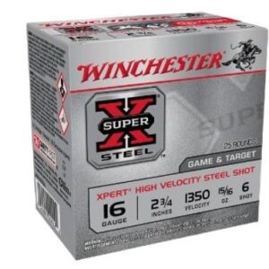 WINCHESTER XPERT STEEL 16GA - 2.75" 15/16OZ #6 25RD 10BX/CS