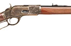 CIMARRON TX BRUSH POPPER 357 - 18" OCT/RD BLUED P.GRIP WALNUT