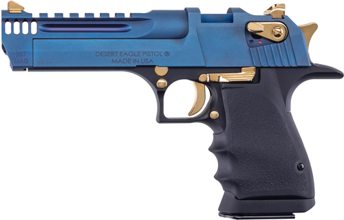 DESERT EAGLE L5 SERIES 357MAG - 5" BLACK & CARBO BLUE PVD - Image 2