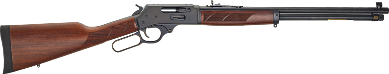 HENRY H9 STEEL SIDE GATE 30-30 - 20" BLUED WALNUT