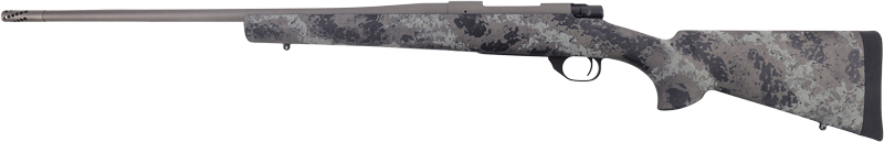 HOWA M1500 FENCE LINE 300WM - 24" THREADED GREY LIGHT CAMO - Image 2