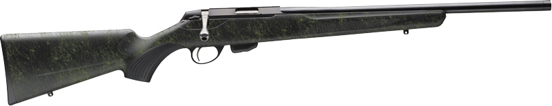 TIKKA T1X 17HMR 16" THREADED - BLUED/ROUGHTECH EMERALD