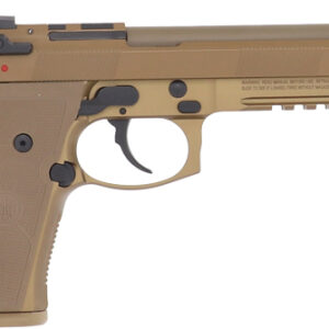BERETTA M9A4 G 9MM 5.1" 15RD - TAN OPTICS READY THREADED USA