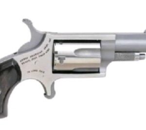 NORTH AMERICAN ARMS MINI 22LR REV 1-5/8 SS BLK PRL