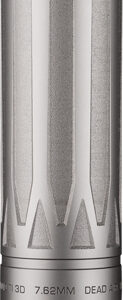 DEAD AIR SILENCERS NOMAD TI XC - 7.62MM XENO ADAPTER SILVER