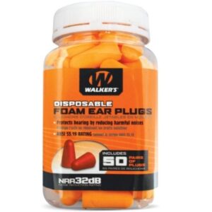 WLK FOAM EAR PLUGS 50 PAIR JAR