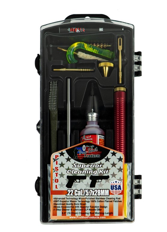 PROSHOT .22 CAL. PISTOL CLASSIC CLEANING KIT P22KIT