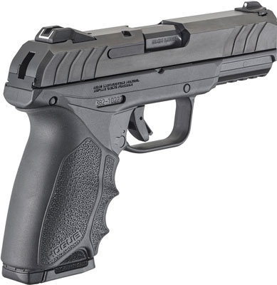 RUGER SECURITY-9 9MM LUGER - ADJ 10-SHOT BLUED HOGUE HANDAL - Image 4