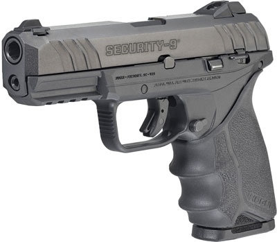 RUGER SECURITY-9 9MM LUGER - ADJ 10-SHOT BLUED HOGUE HANDAL - Image 3