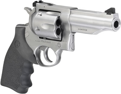 RUGER REDHAWK 44 REM MAG 4.2" - STAINLESS RUBBER ADJUSTABLE - Image 2