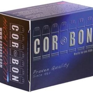 Corbon Self-Defense JHP Handgun Ammunition 9mm Luger +p 115 gr JHP 1350 fps 20/box