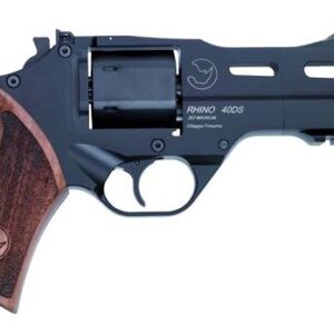 RHINO .357MAG REVOLVER 40 SAR BLK 4IN BBL W/3 MOON CLIPS 6RD
