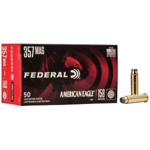 American Eagle Handgun Ammunition .357 Mag 158 gr JSP 1240 fps 50/rd