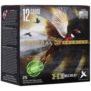 Federal Hi-Bird Shotshells 12ga 2-3/4" 1-1/4oz 1330 fps #5 25/rd