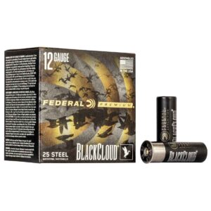 Federal Black Cloud FS Steel Shotshells 12ga.  3" 1-1/4oz  #3 1450 fps 25/ct