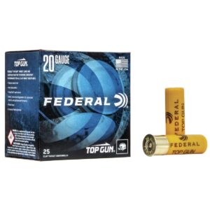 Federal Top Gun Shotshells 20 ga 2-3/4" 7/8 oz 1210 fps #9 25/ct