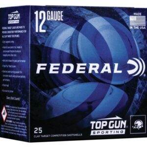Federal Top Gun Sporting Shotshells 12 ga 2-3/4" 1 oz 1250 fps #7.5 25/ct