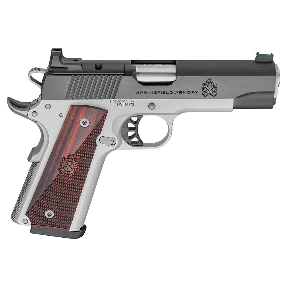 Springfield 1911 Ronin AOS Handgun 9mm Luger 9rd Magazine 4.25'' Barrel Blued S. Aluminum Frame