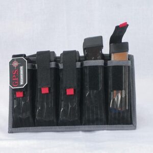 G-Outdoors Pistol Magazine Tote 10 Magazines Capacity-Black