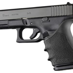 Hogue HandAll Beavertail Grip Sleeve Glock 19 23 32 38 Gen 1-2-5 Black