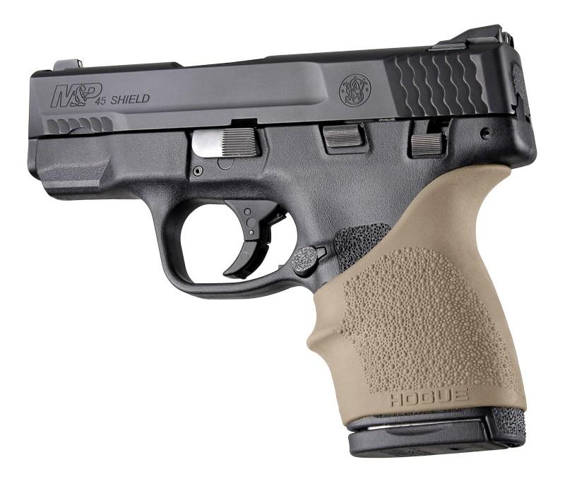 Hogue HandALL Beavertail Grip Sleeve S&W M&P Shield 45 Kahr P9/P40/CW9/CW40 FDE