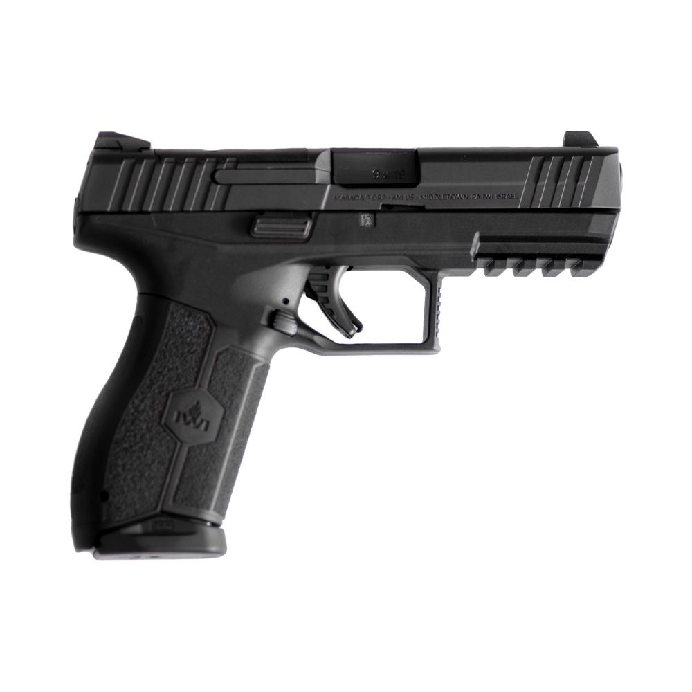 IWI MASADA Pistol 9mm 2 17/rd Magazines 4.1" Barrel Black 3-Dot Sight Optics Ready