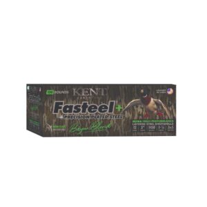 Kent Fasteel+  Precision Plated Steel Bayou Blend Shotshells 12ga 3" 1-1/4oz 1450 fps  #3 & #5 100/ct
