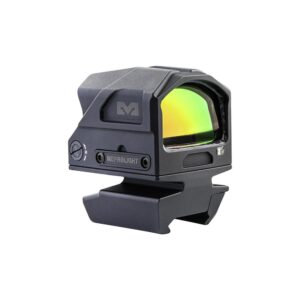 Mepro MCO PRO Closed Emitter Carbine Optic Red Dot Red 3 Segment 2/68 MOA Speed Ring Black