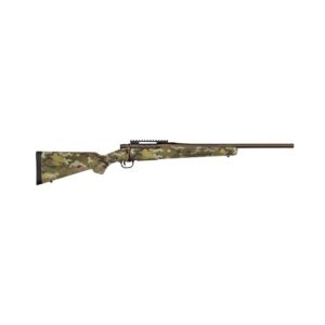 Mossberg Patriot Rifle 7 PRC 3rd Capacity 20'' Threaded Cerakote Patriot Brown Rifle/Multicam Stock