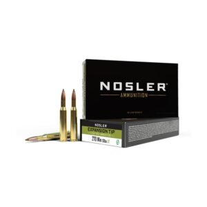 Nosler E-Tip Rifle Ammunition .270 Win 130gr ET 2950 fps 20/ct