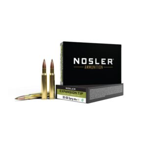 Nosler E-Tip Rifle Ammunition .30-06 Sprg 180gr ET 2750 fps 20/ct