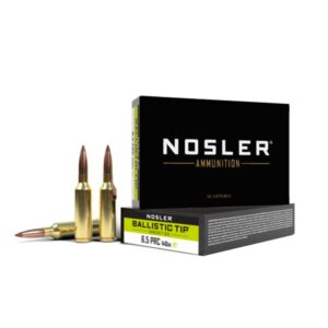 Nosler Ballistic Tip Rifle Ammunition 6.5 PRC 140gr PT 2900 fps 20/ct