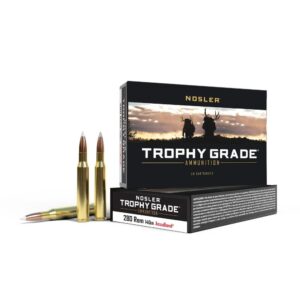 Nosler Trophy Grade Rifle Ammunition .280 Rem 140 gr AB 3000 fps 20/ct