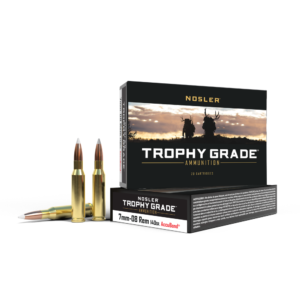 Nosler Accubond Trophy Grade Rifle Ammunition 7mm-08 140 gr PT 2825 fps 20/ct