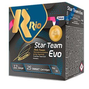 Rio Star Team Evo Spreader 28 Shotshells 12ga 2-3/4" 1oz 1250 fps #8.5 25/ct