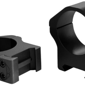 Warne 2-Piece Maxima Horizontal Fixed Scope Rings 1" PA Low - Matte Black